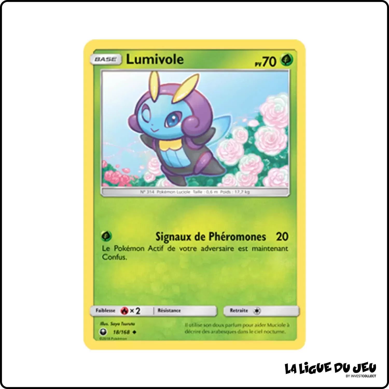 Peu commune - Pokemon - Tempête Céleste - Lumivole 18/168