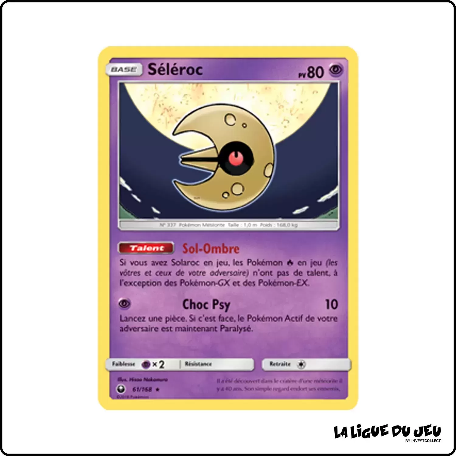 Holo - Pokemon - Tempête Céleste - Séléroc 61/168