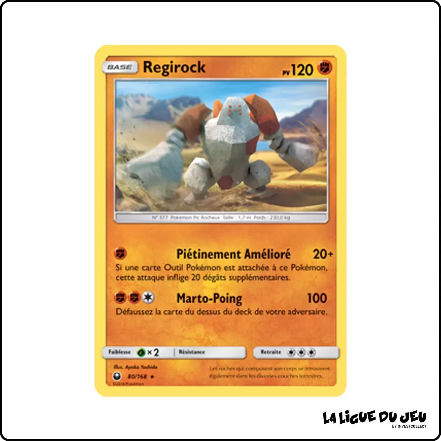 Rare - Pokemon - Tempête Céleste - Regirock 80/168