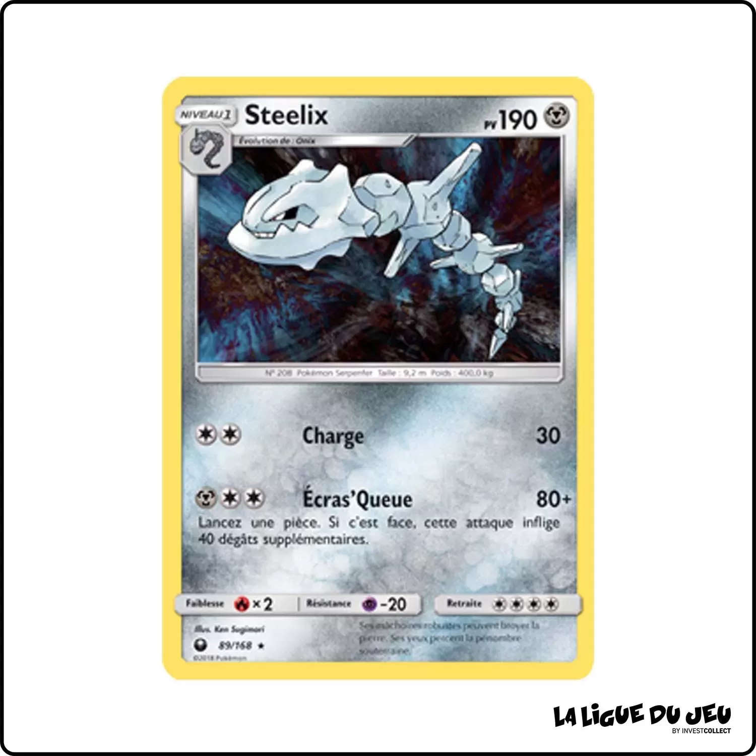 Holo - Pokemon - Tempête Céleste - Steelix 89/168