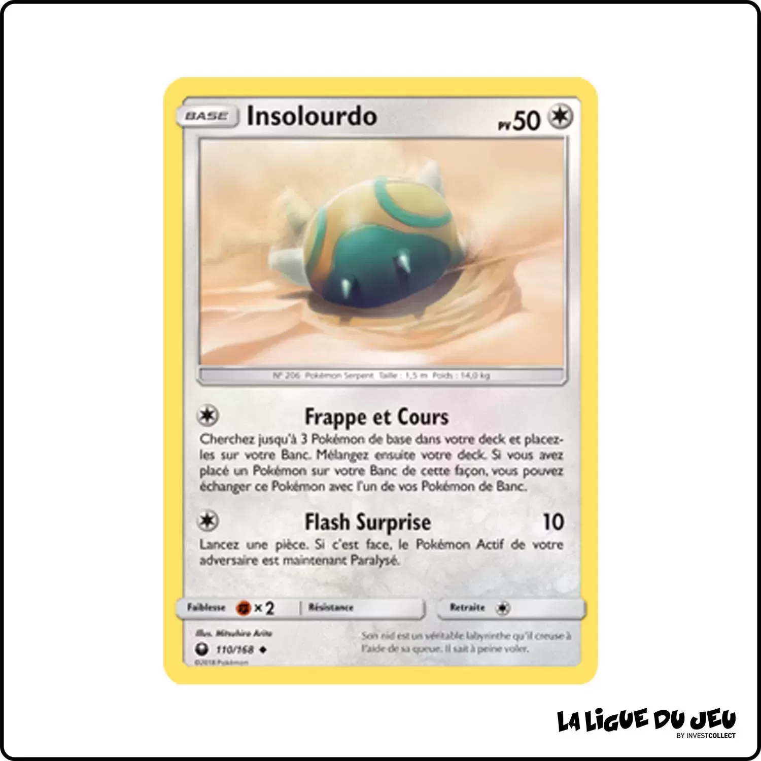 Peu commune - Pokemon - Tempête Céleste - Insolourdo 110/168