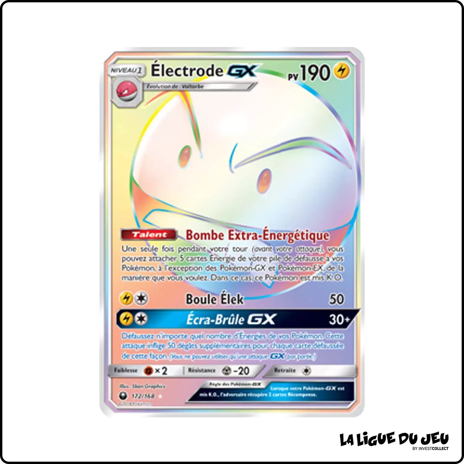 Secrete - Pokemon - Tempête Céleste - Électrode-GX 172/168