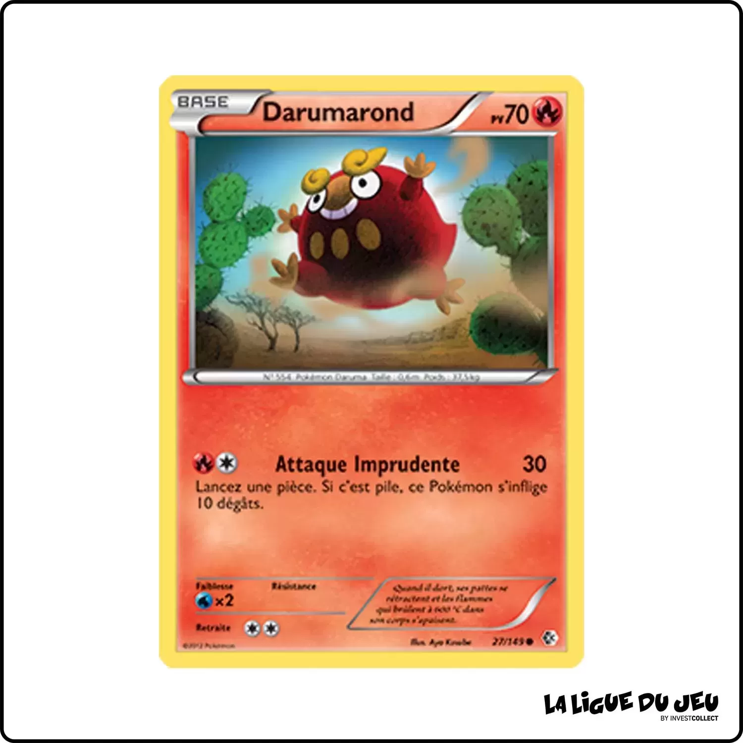 Commune - Pokemon - Frontières Franchies - Darumarond 27/149 Pokemon Company - 1