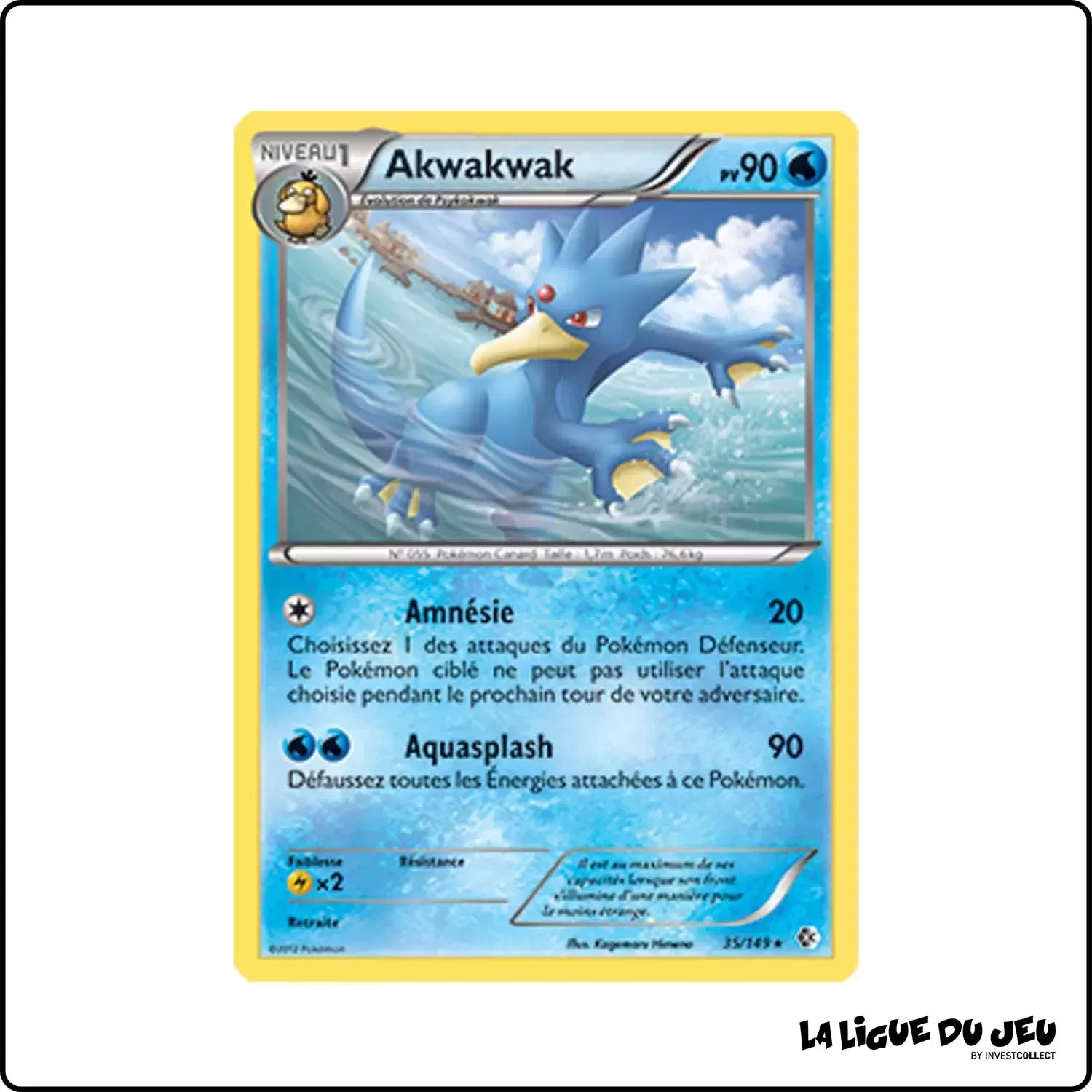 Rare - Pokemon - Frontières Franchies - Akwakwak 35/149 Pokemon Company - 1