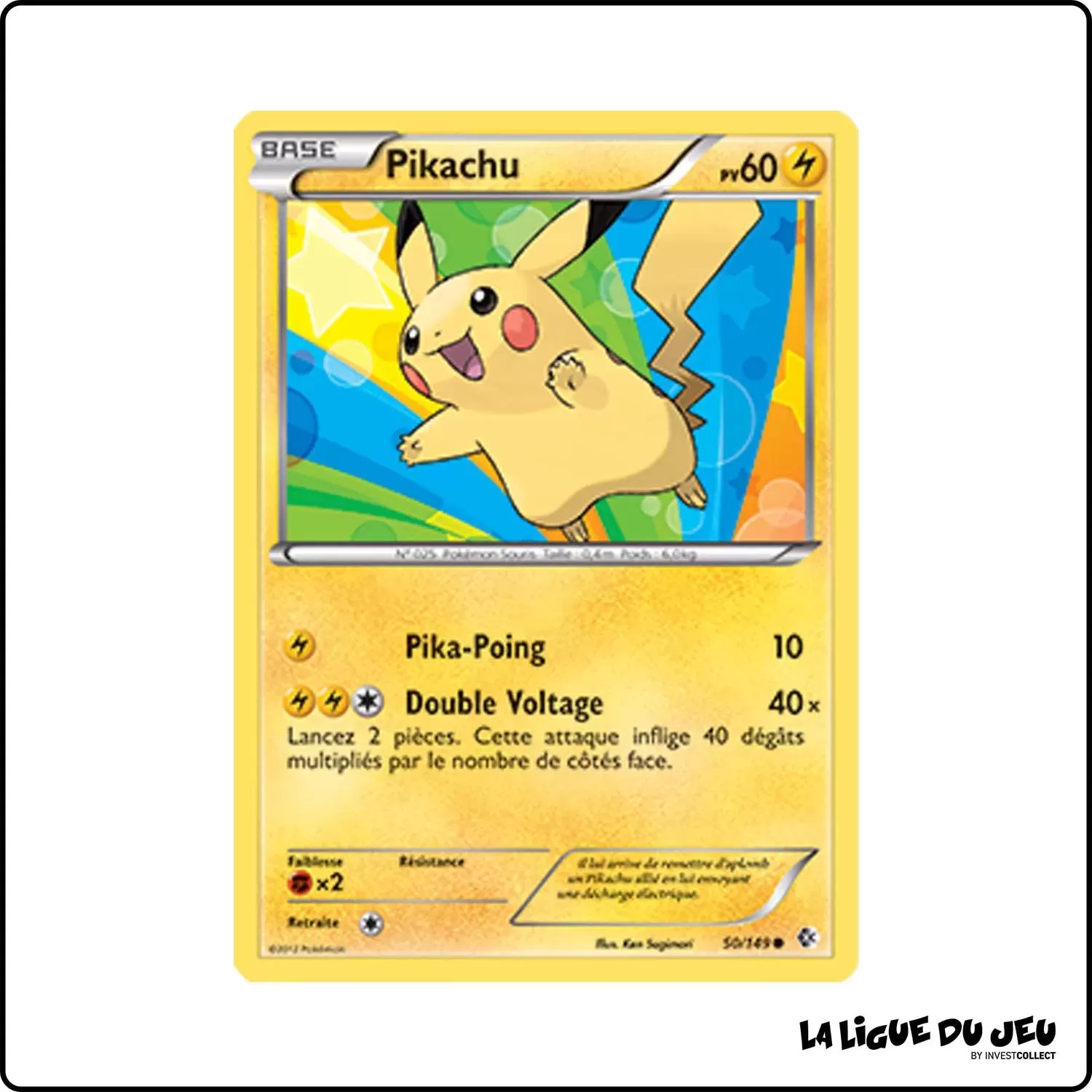 Commune - Pokemon - Frontières Franchies - Pikachu 50/149 Pokemon Company - 1