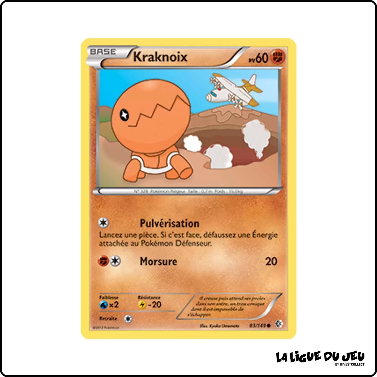 Commune - Pokemon - Frontières Franchies - Kraknoix 83/149 Pokemon Company - 1