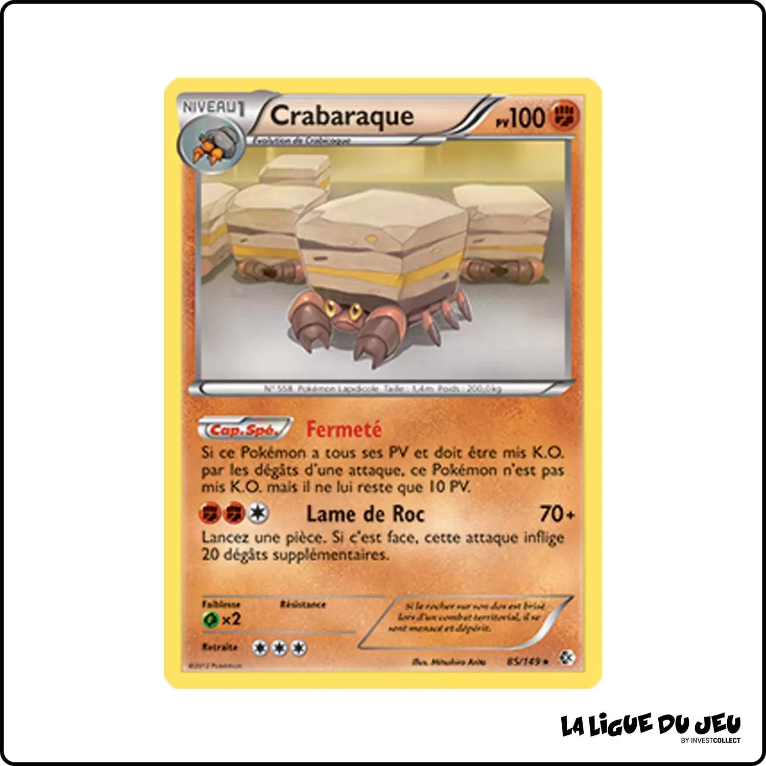 Holo - Pokemon - Frontières Franchies - Crabaraque 85/149 Pokemon Company - 1