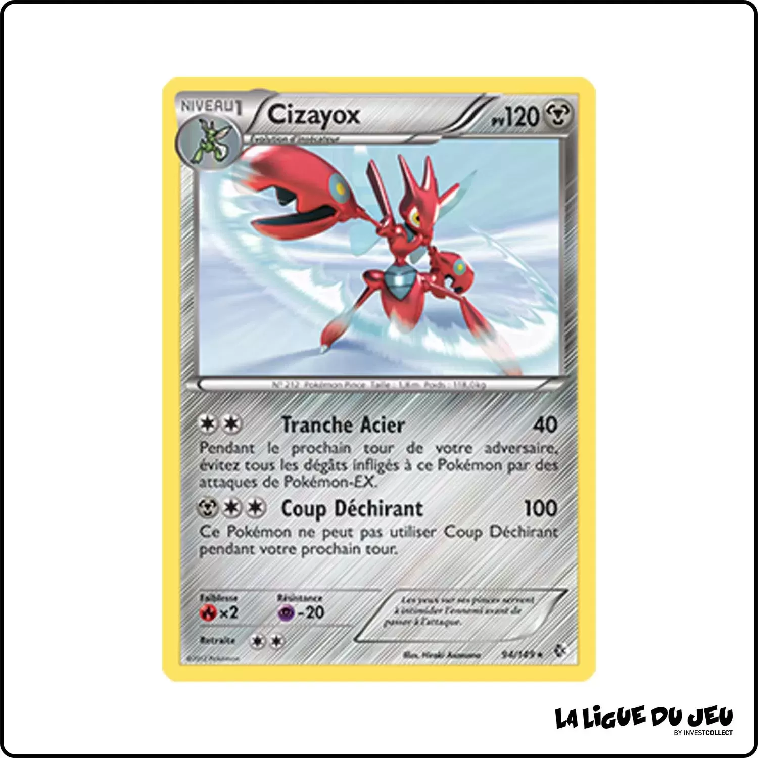 Holo - Pokemon - Frontières Franchies - Cizayox 94/149 Pokemon Company - 1