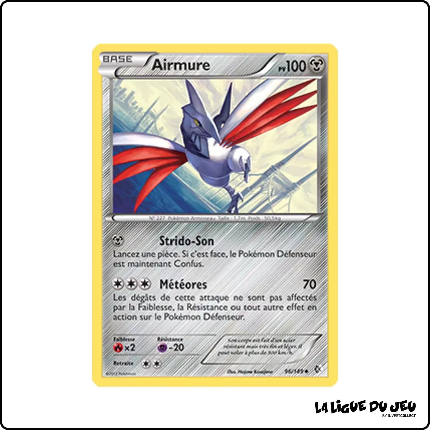 Peu commune - Pokemon - Frontières Franchies - Airmure 96/149 Pokemon Company - 1