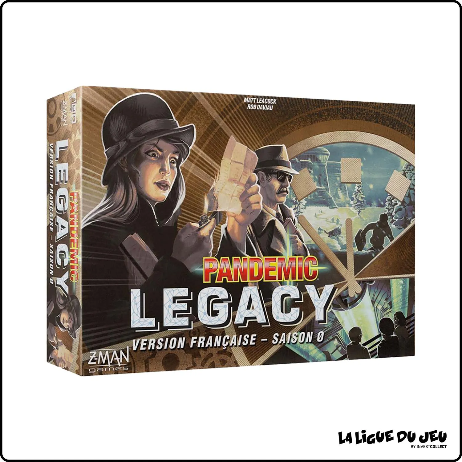 Coopératif - Pandemic Legacy - Saison 0 - Boite Marron Z-Man Games - 1