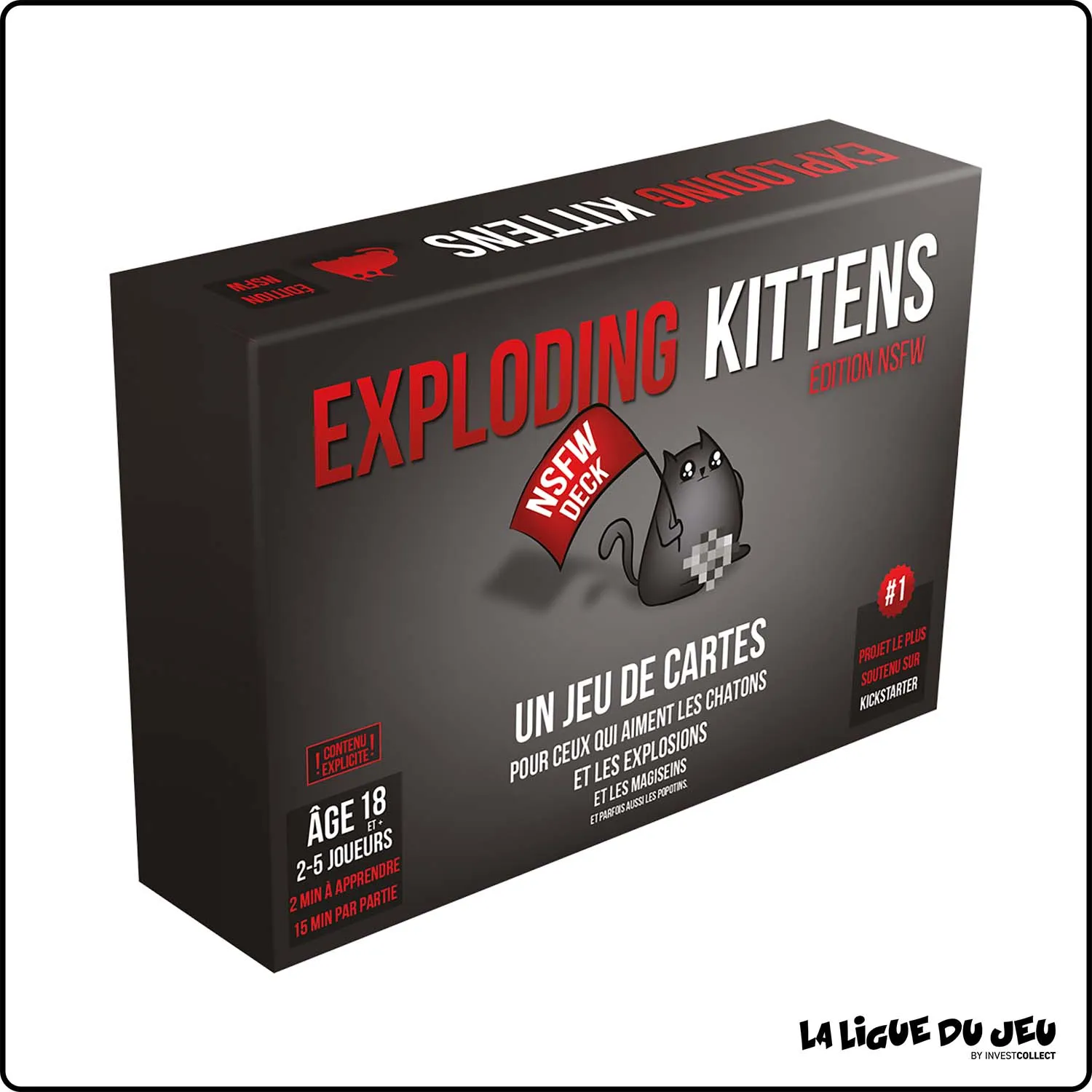 Jeu de Cartes - Exploding Kittens : Edition NSFW Exploding Kittens - 1