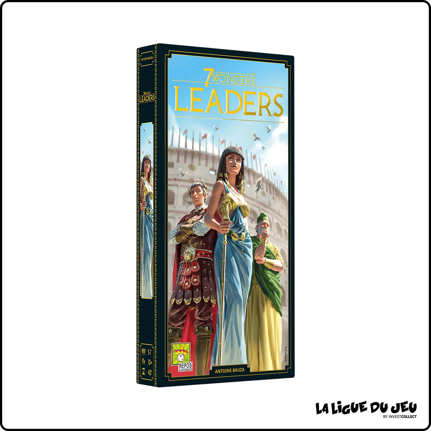 Stratégie - 7 Wonders Edition 2020 - Extension : Leaders Repos Production - 1