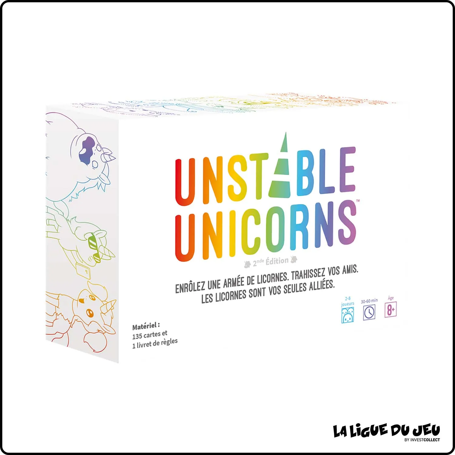 Stratégie - Jeu de Cartes - Unstable Unicorns - 2ème Edition TeeTurtle - 1