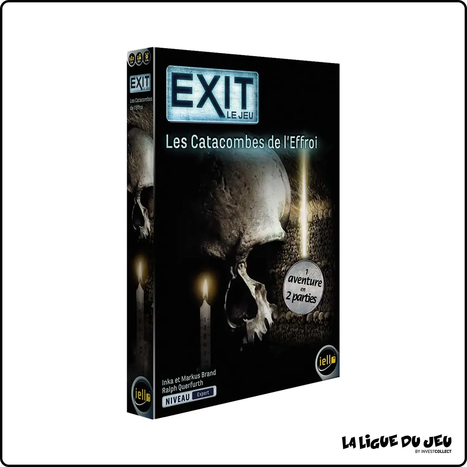 Aventure - Coopératif - Exit : Les Catacombes de l'Effroi (Expert) Iello - 1