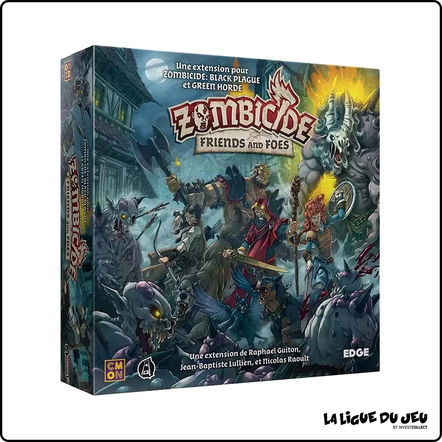 Figurine - Jeu de Plateau - Zombicide Extension : Friends and Foes CMON - 1