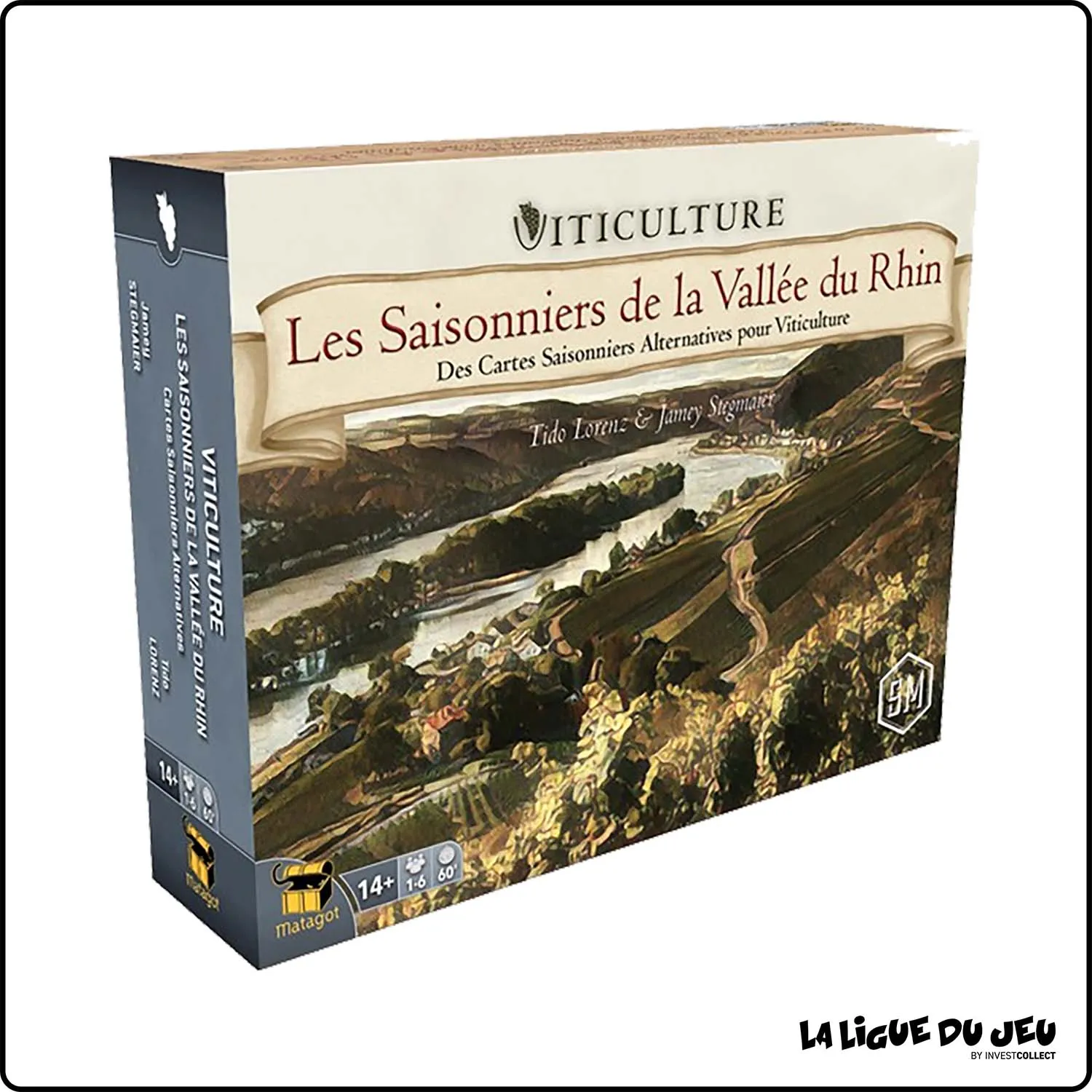 Stratégie - Jeu de Plateau - Viticulture- Les Saisonniers de la Vallée du Rhin (Ext.1) Matagot - 1