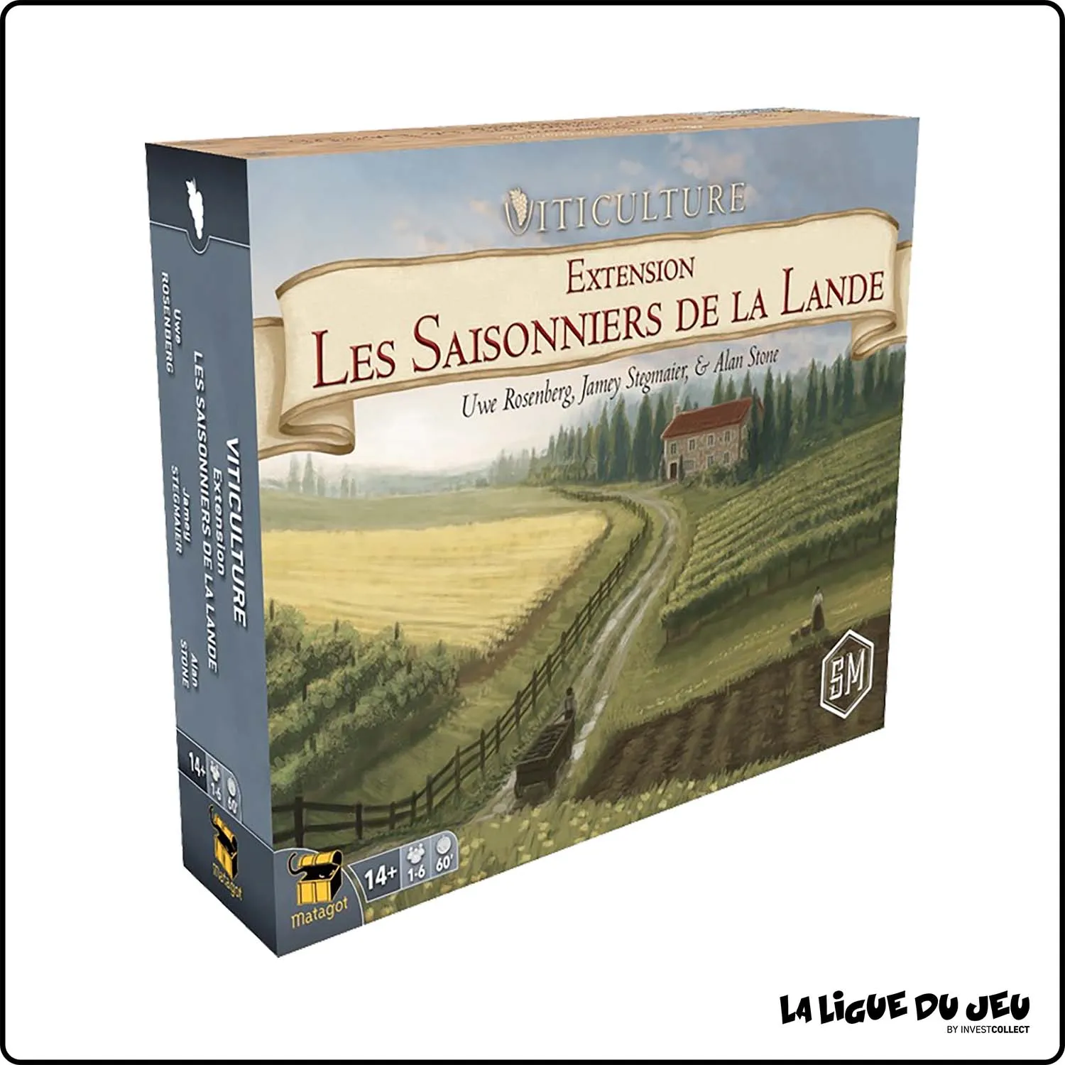 Stratégie - Jeu de Plateau - Viticulture - Les Saisonniers de la Lande (Ext.2) Matagot - 1