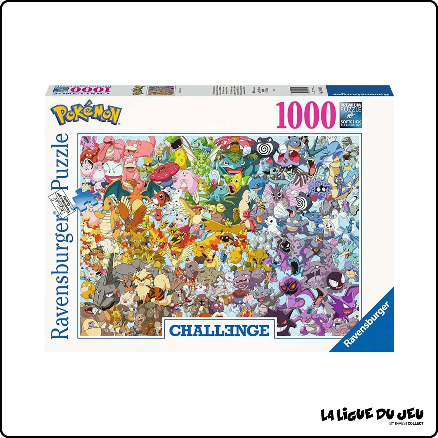 Réflexion - Puzzle - Pokemon : Challenge - 1000 pièces Ravensburger - 1