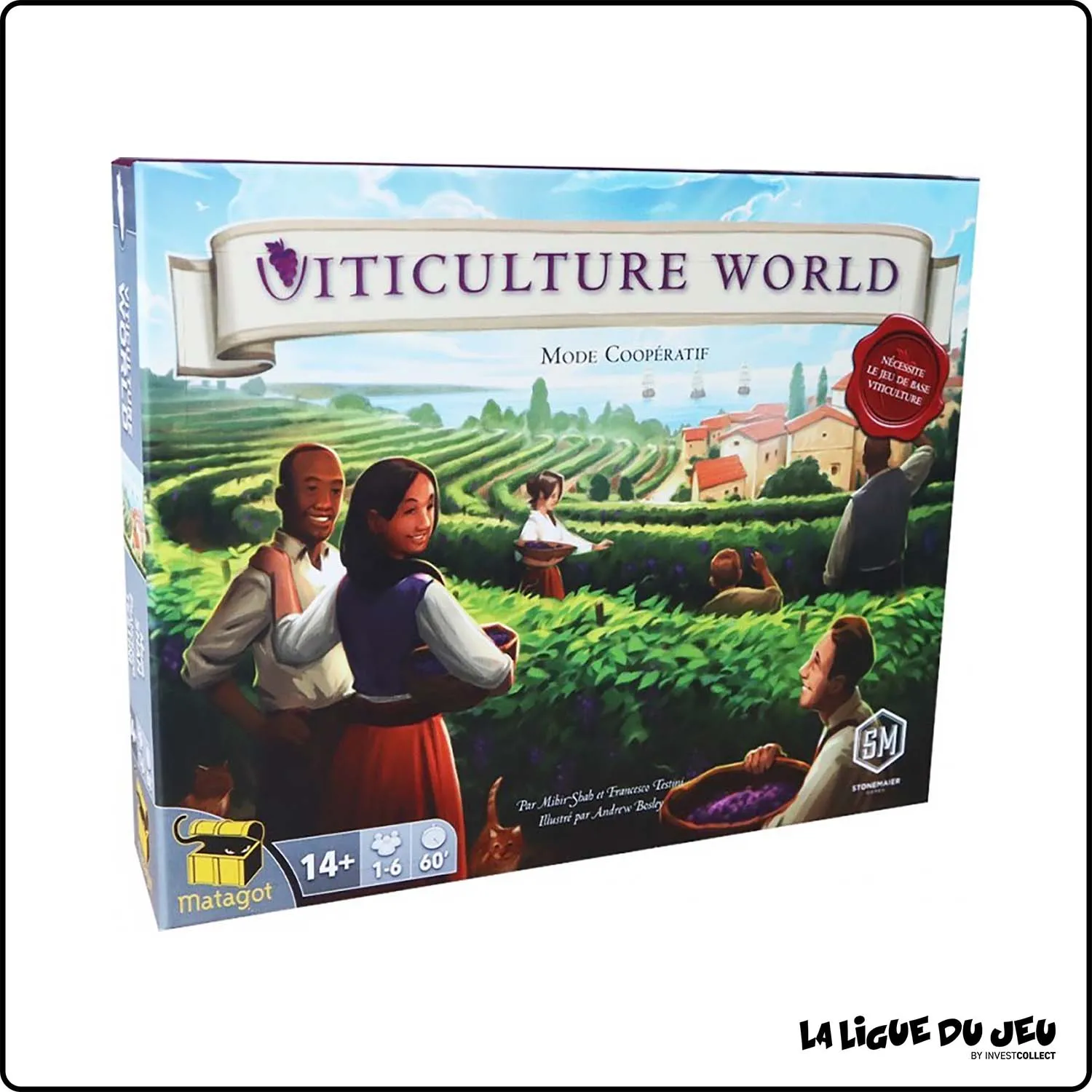 Stratégie - Jeu de Plateau - Viticulture - World Matagot - 1