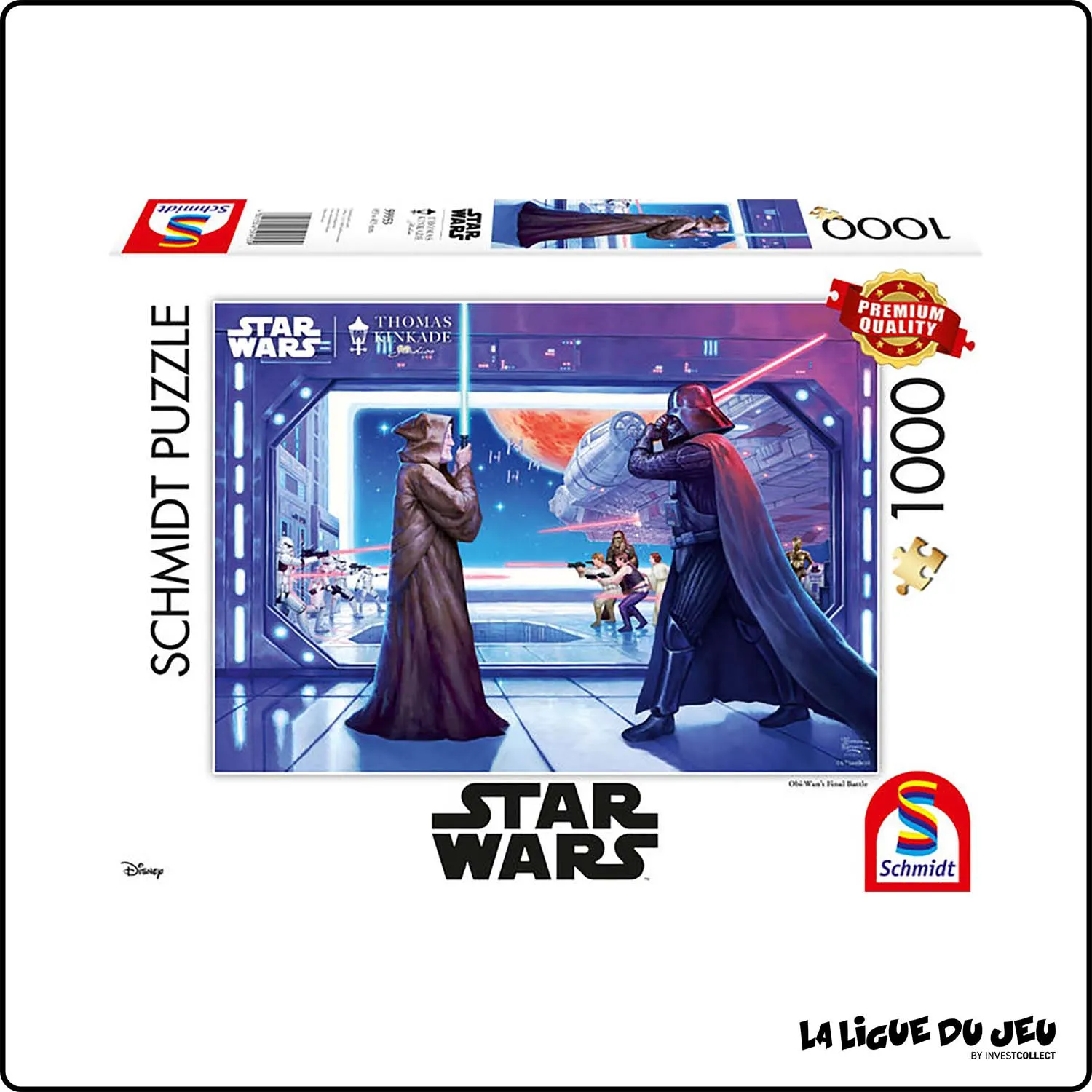 Réflexion - Puzzle Star Wars : La bataille finale d'Obi-Wan - 1000 Pièces Schmidt Spiele - 1