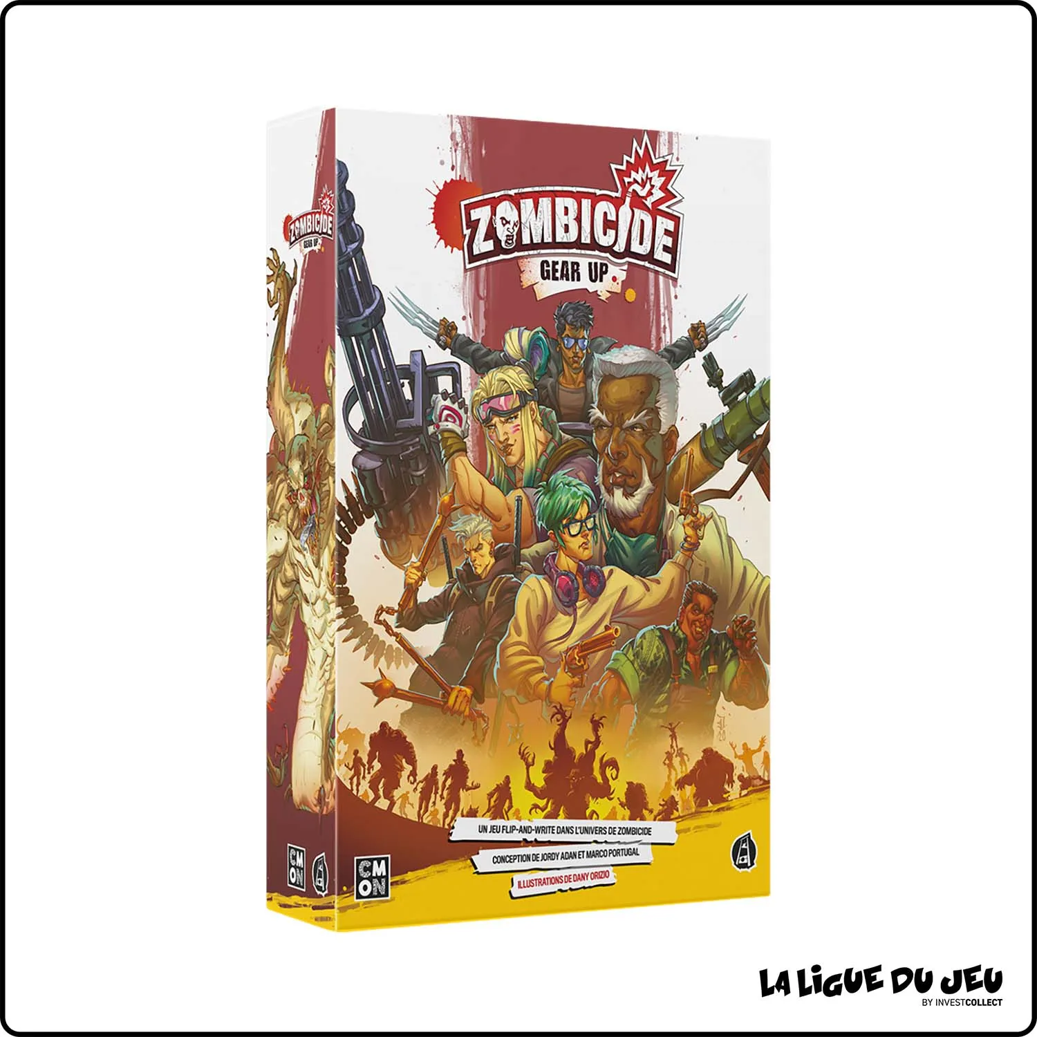 Roll and write - Coopératif - Zombicide Gear Up CMON - 2