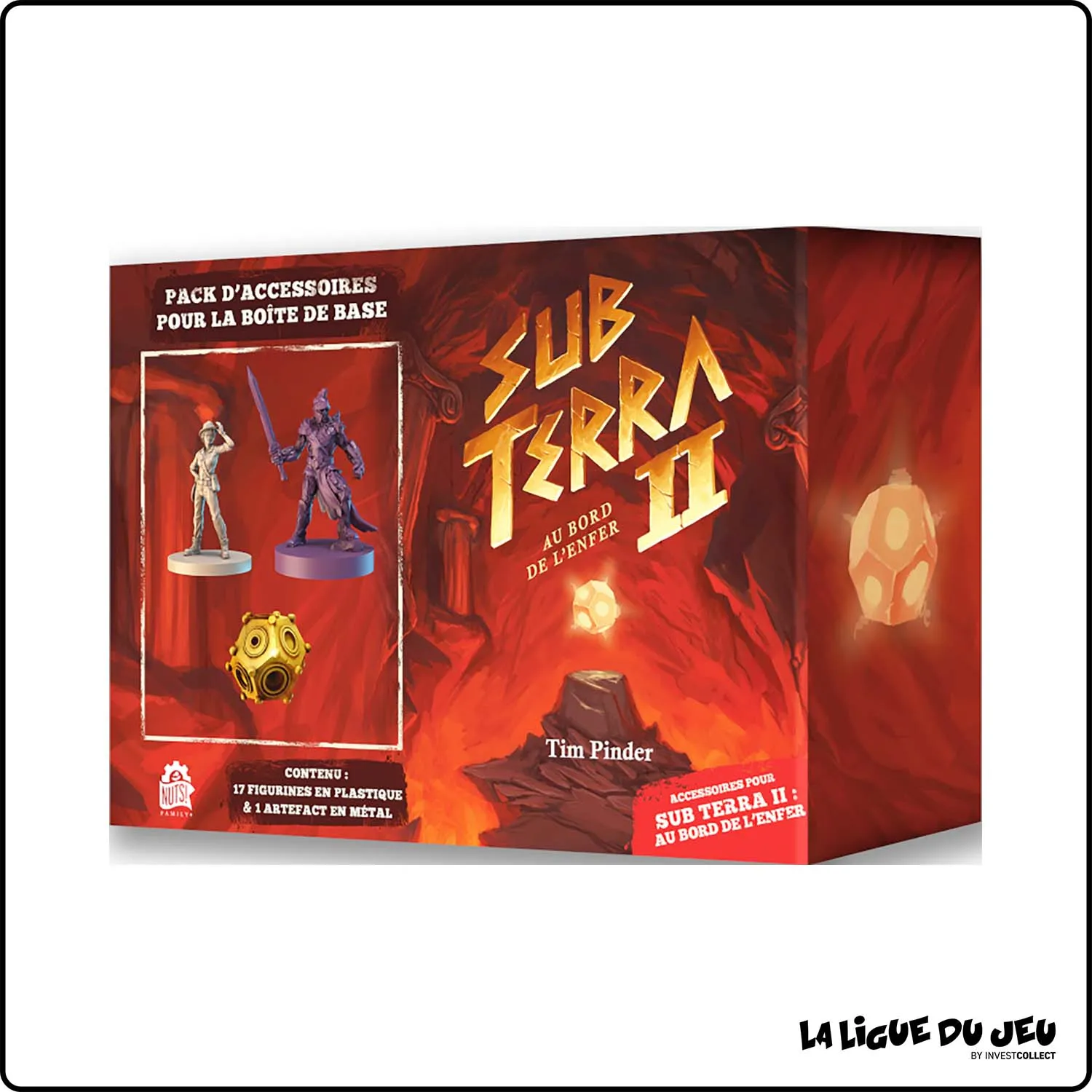 Coopération - Aventure - Sub Terra 2 - Pack de figurines du jeu de base Nuts ! Publishing - 2