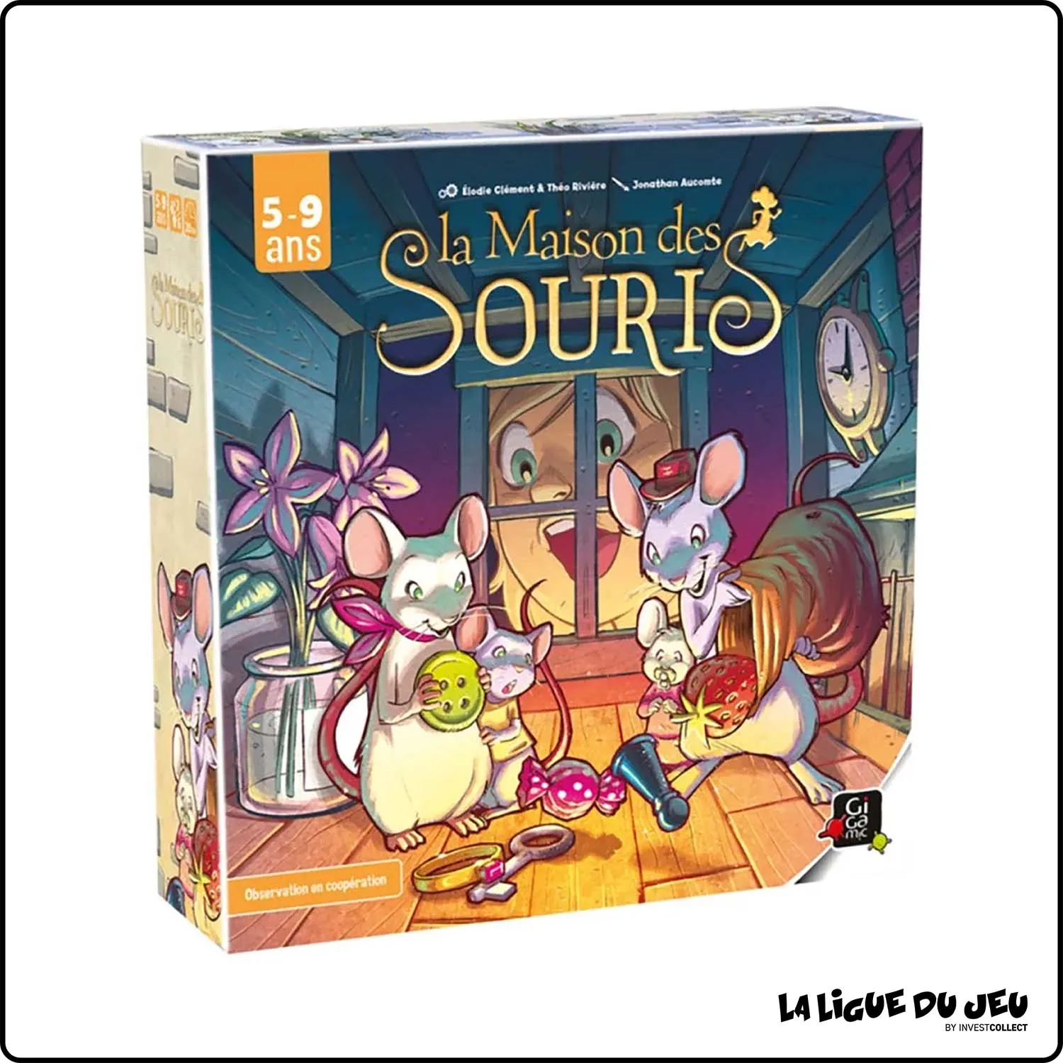 Jeu Mémoire - Observation - La Maison des Souris Gigamic - 2