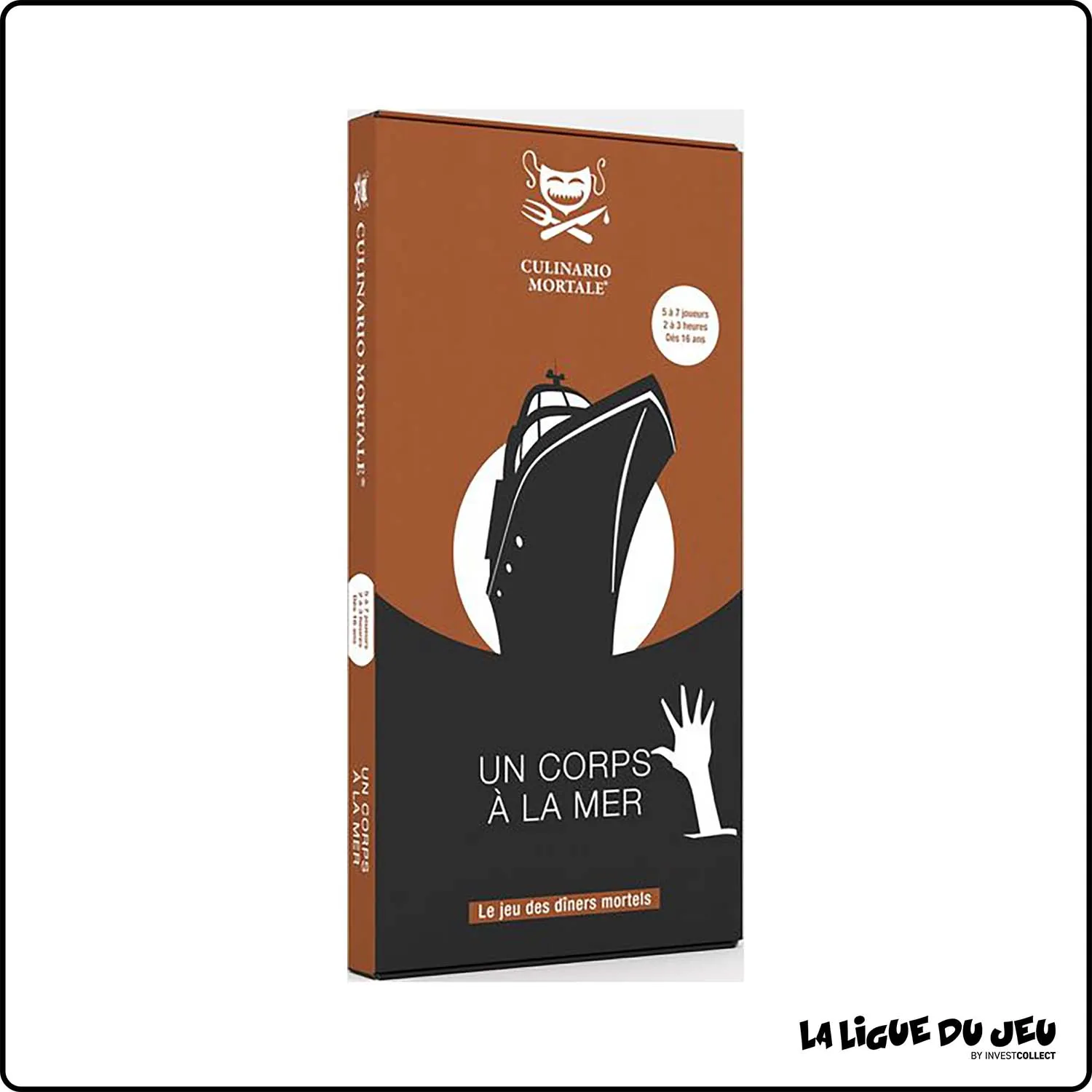 Jeu à rôle caché - Enquête - Culinario Mortale - Un Corps à la mer Lucky Duck Games - 1