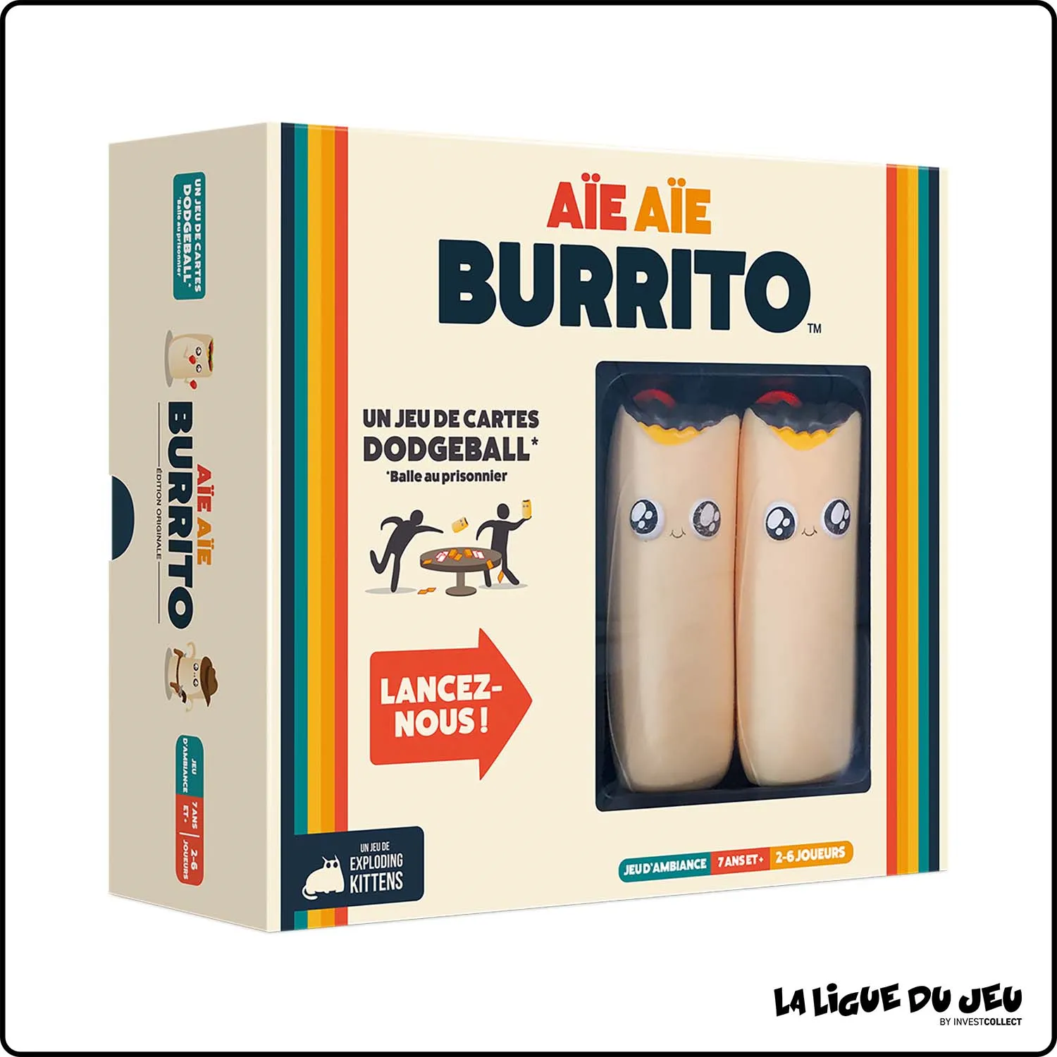 Ambiance - Jeu de Cartes - Aïe Aïe Burrito Exploding Kittens - 1