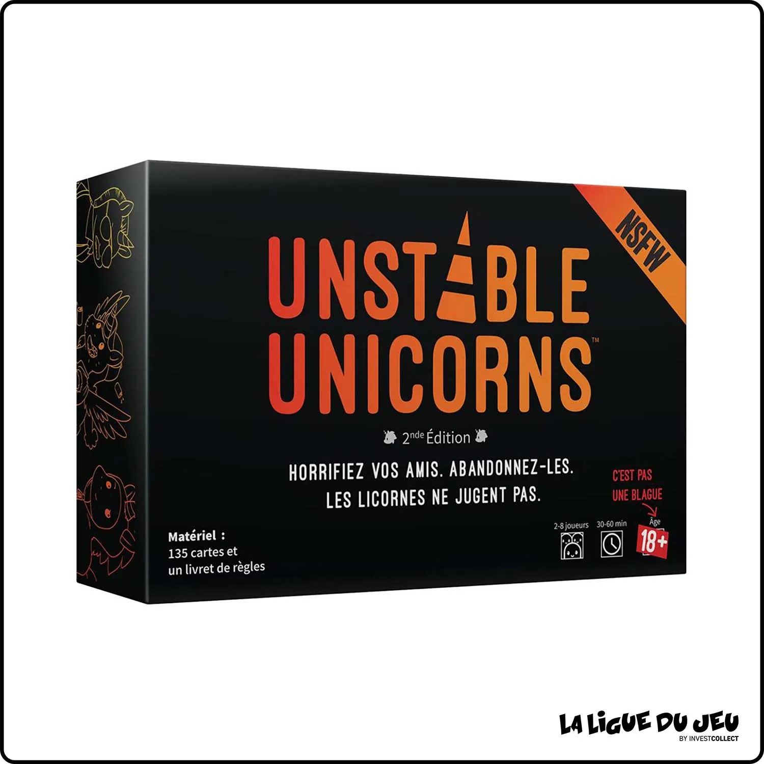 Stratégie - Jeu de Cartes - Unstable Unicorns - NSFW TeeTurtle - 1