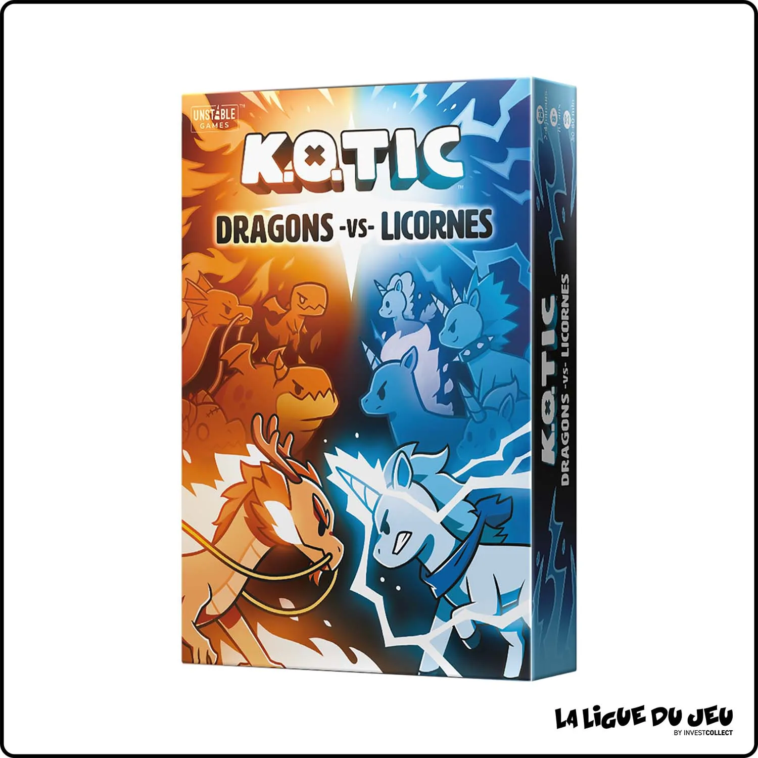 Stratégie - Jeu de Cartes - K.O.Tic - Dragon VS Licornes TeeTurtle - 2