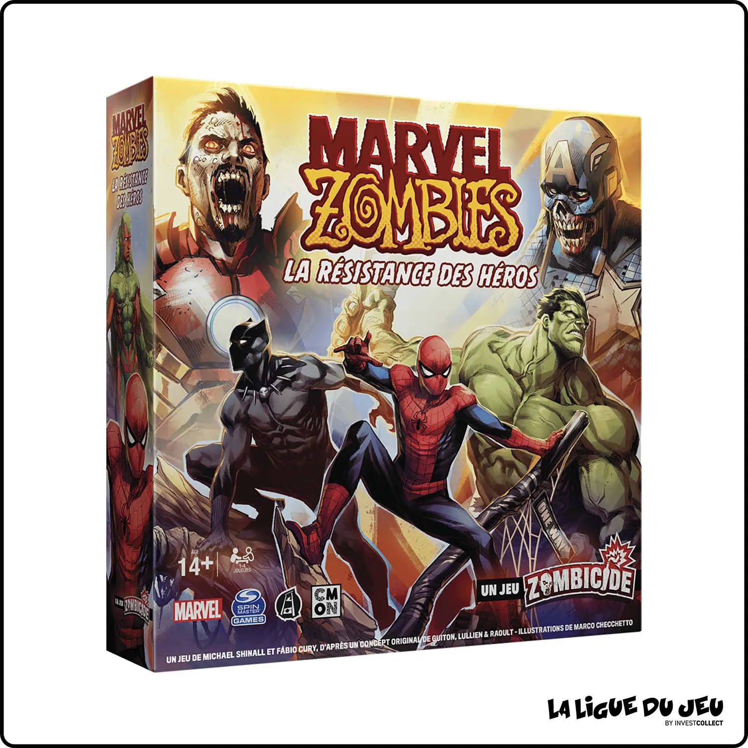 Figurine - Jeu de Plateau - Zombicide : Marvel Zombies - La Résistance des Héros CMON - 1