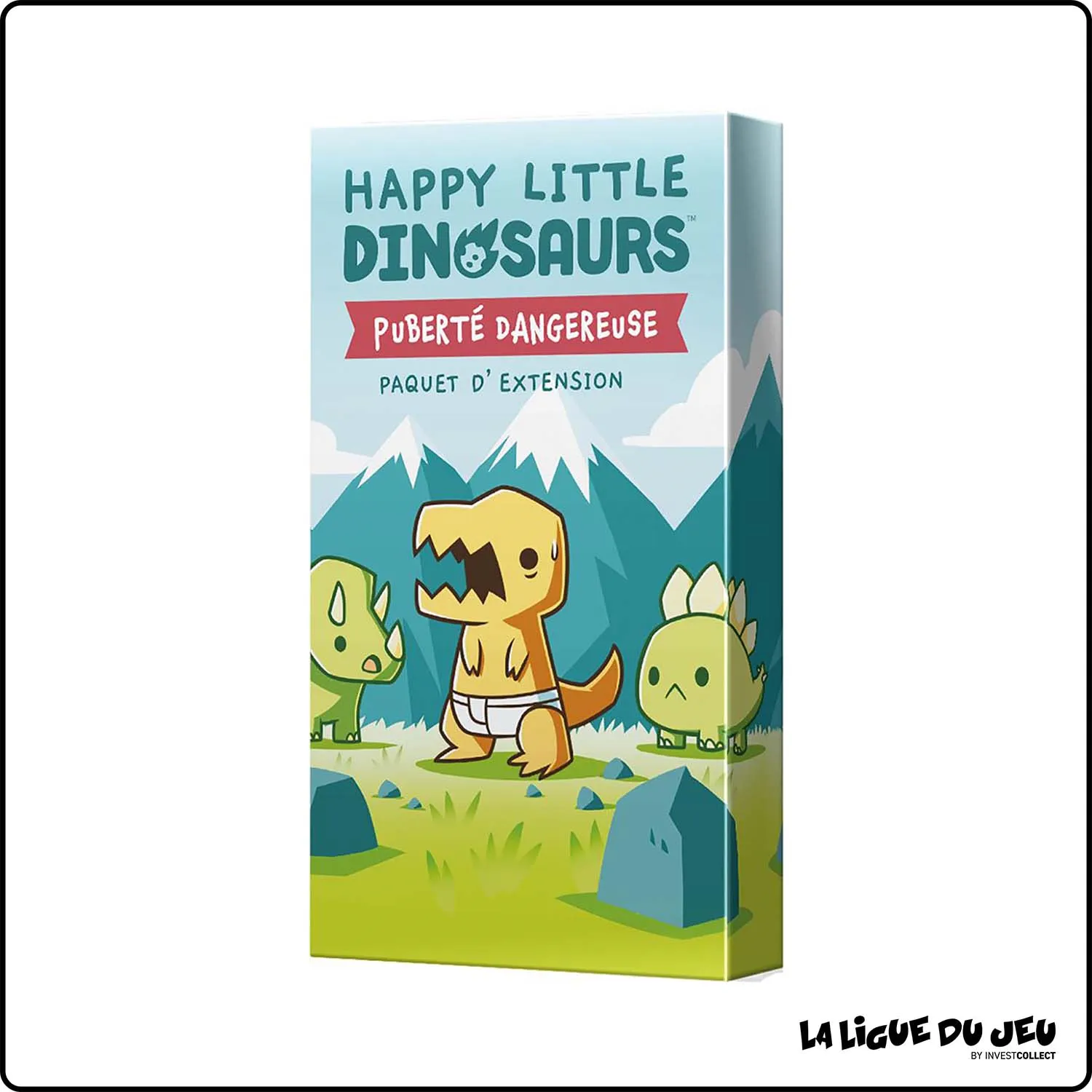 Stratégie - Jeu de Cartes - Happy Little Dinosaurs - Extension Puberté Dangereuse Unstable Games - 1