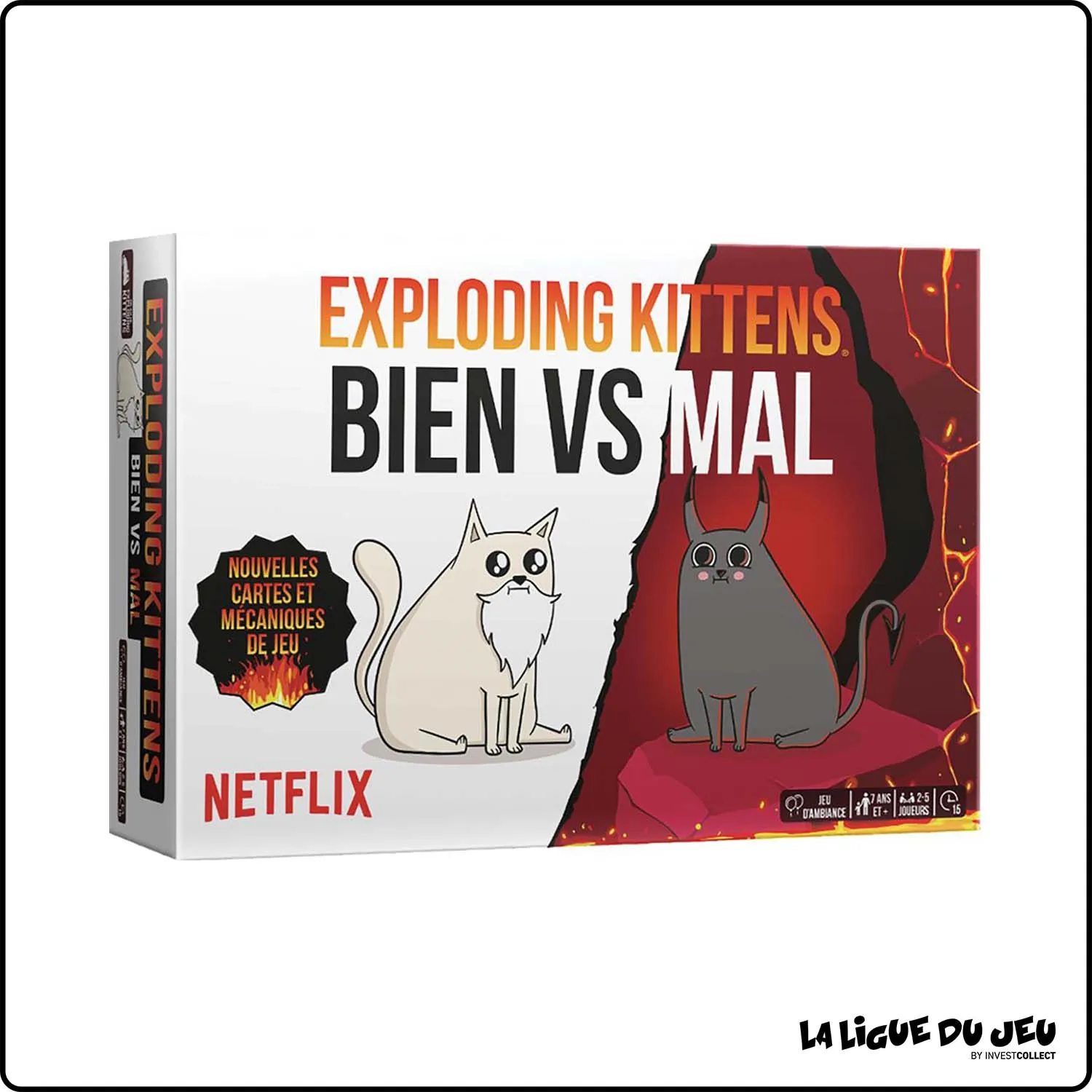 Jeu de Cartes - Exploding Kittens : Bien VS Mal Exploding Kittens - 1