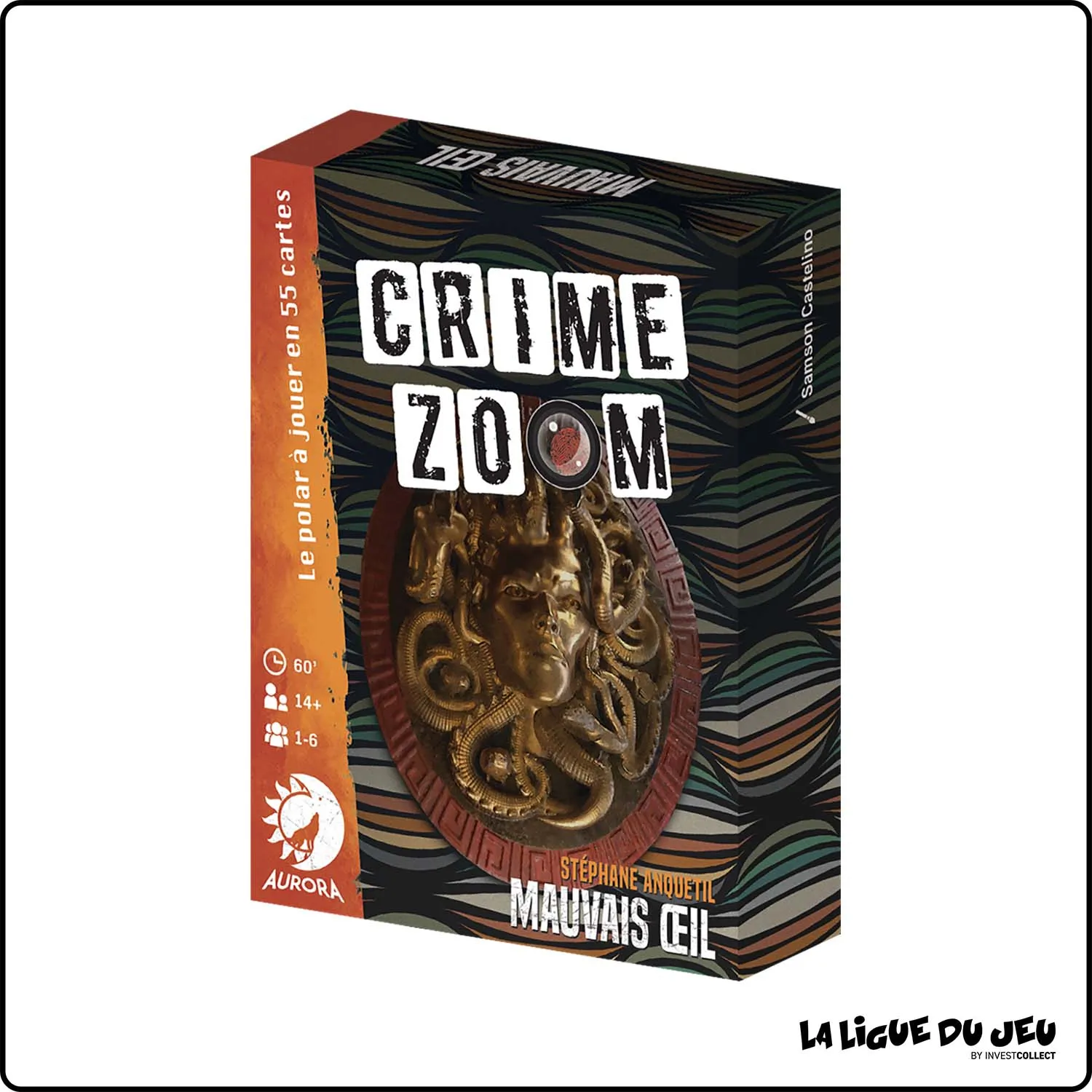 Enquête - Jeu de Cartes - Crime Zoom - Mauvais Oeil Aurora - 1