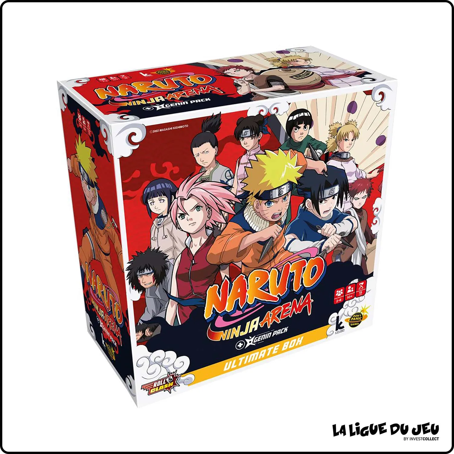 Jeu de Dé - Roll & Clash - Naruto Ninja Arena + Genin Pack - Ultimate Box Don't Panic Games - 1