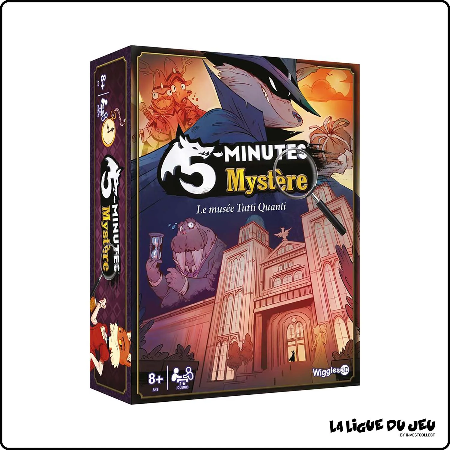 Jeu de plateau - Jeu d'enquête - 5 Minutes Mystère - Le Musée Tutti Quanti Asmodée - 2