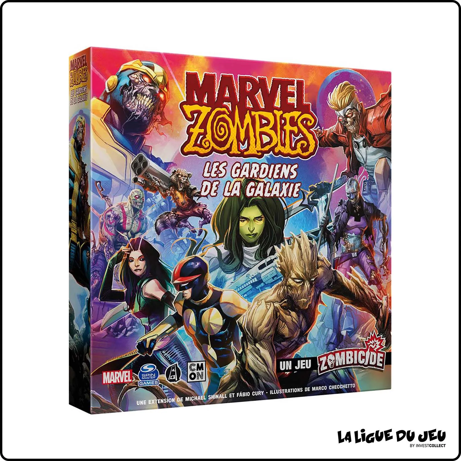 Figurine - Jeu de Plateau - Zombicide : Marvel Zombies - Les Gardiens de la Galaxie CMON - 3