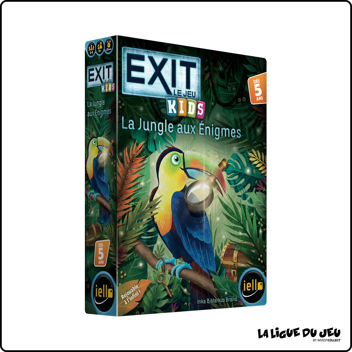 Aventure - Coopératif - Exit Kids : La Jungle aux Énigmes Iello - 1