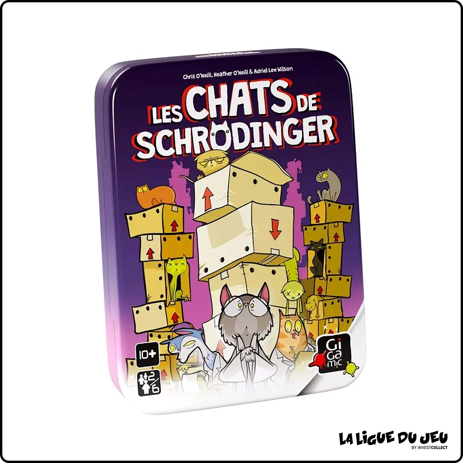 Jeu de cartes - Bluff - Les Chats de Schrodinger Gigamic - 1