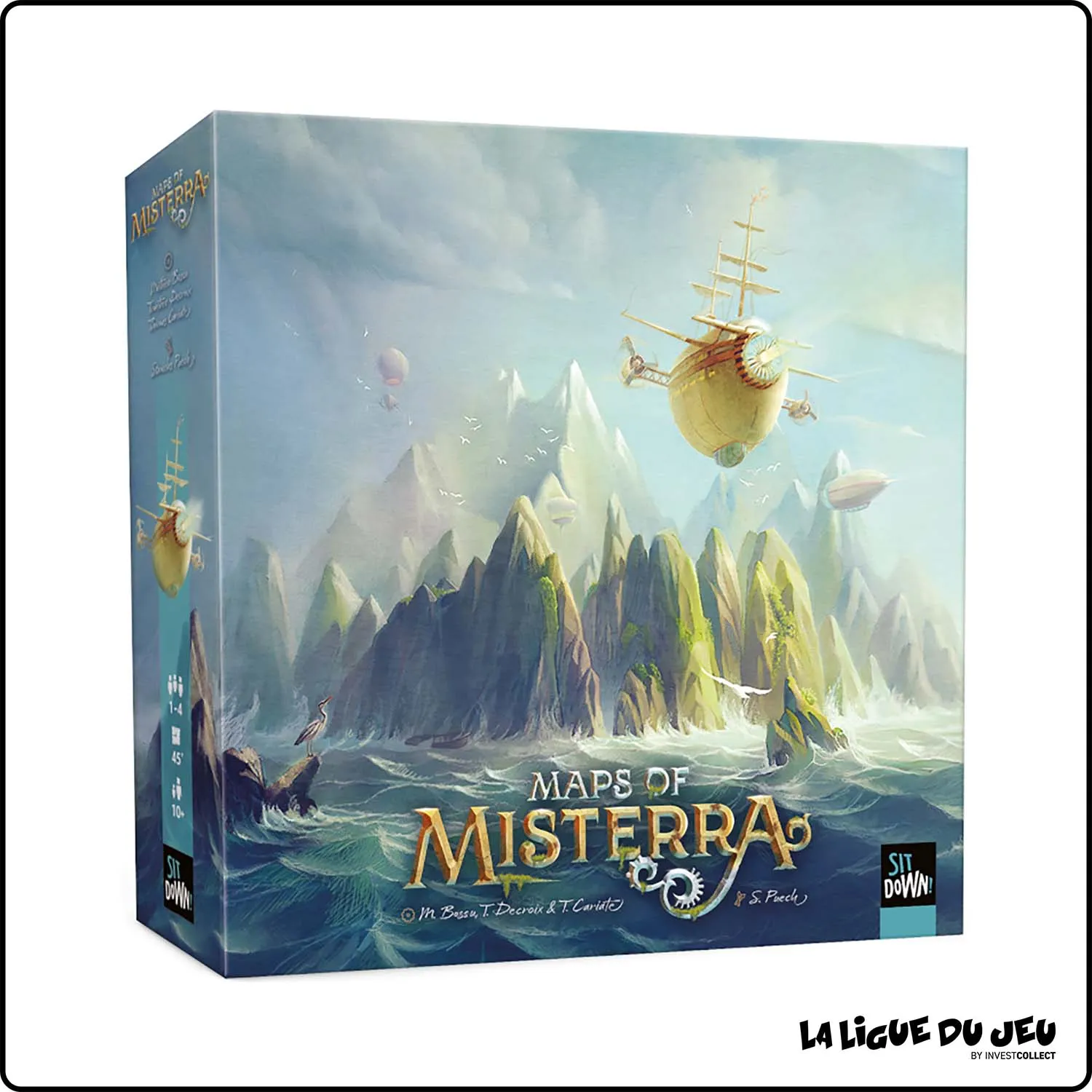 Placement de Tuile - Exploration - Maps of Misterra Sit Down - 1