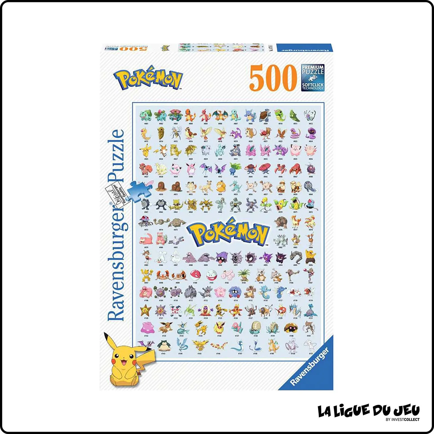 Puzzle - Pokédex première génération - 500 pcs Ravensburger - 1