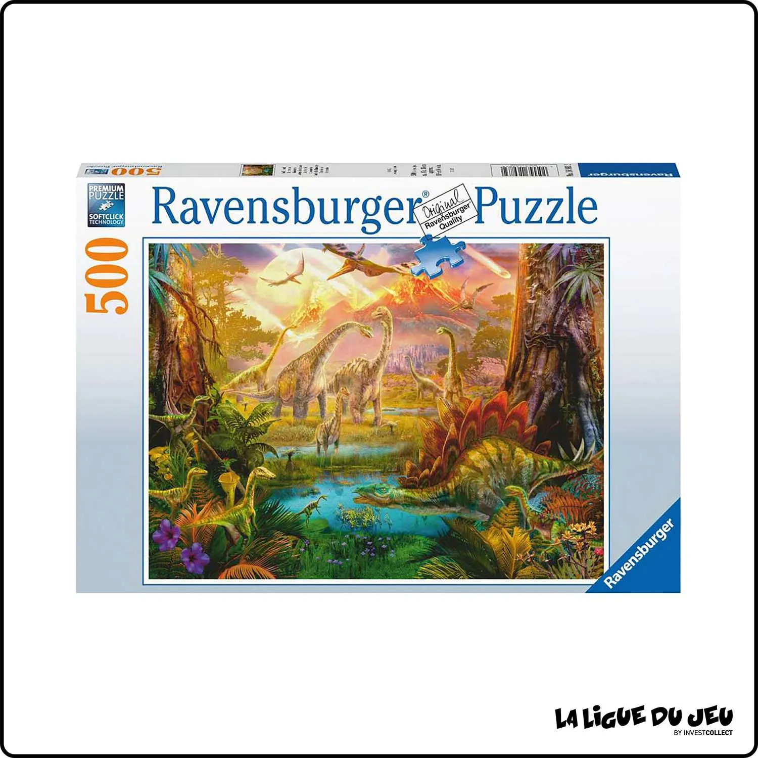 Puzzle - La terre des dinosaures - 500 pcs Ravensburger - 1