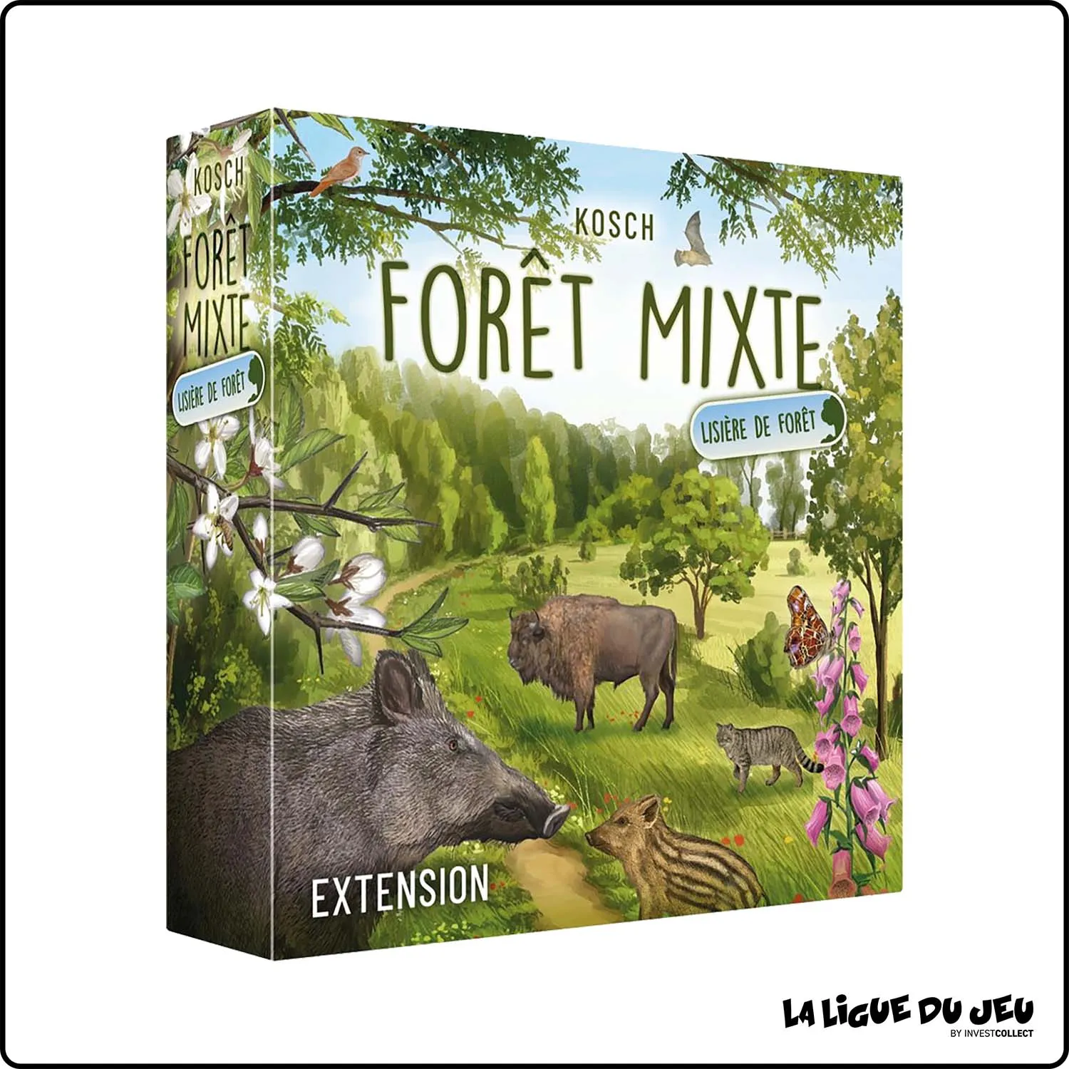 Gestion - Jeu de Cartes - Forêt Mixte - Extention: Lisière de forêt Lookout Games - 1