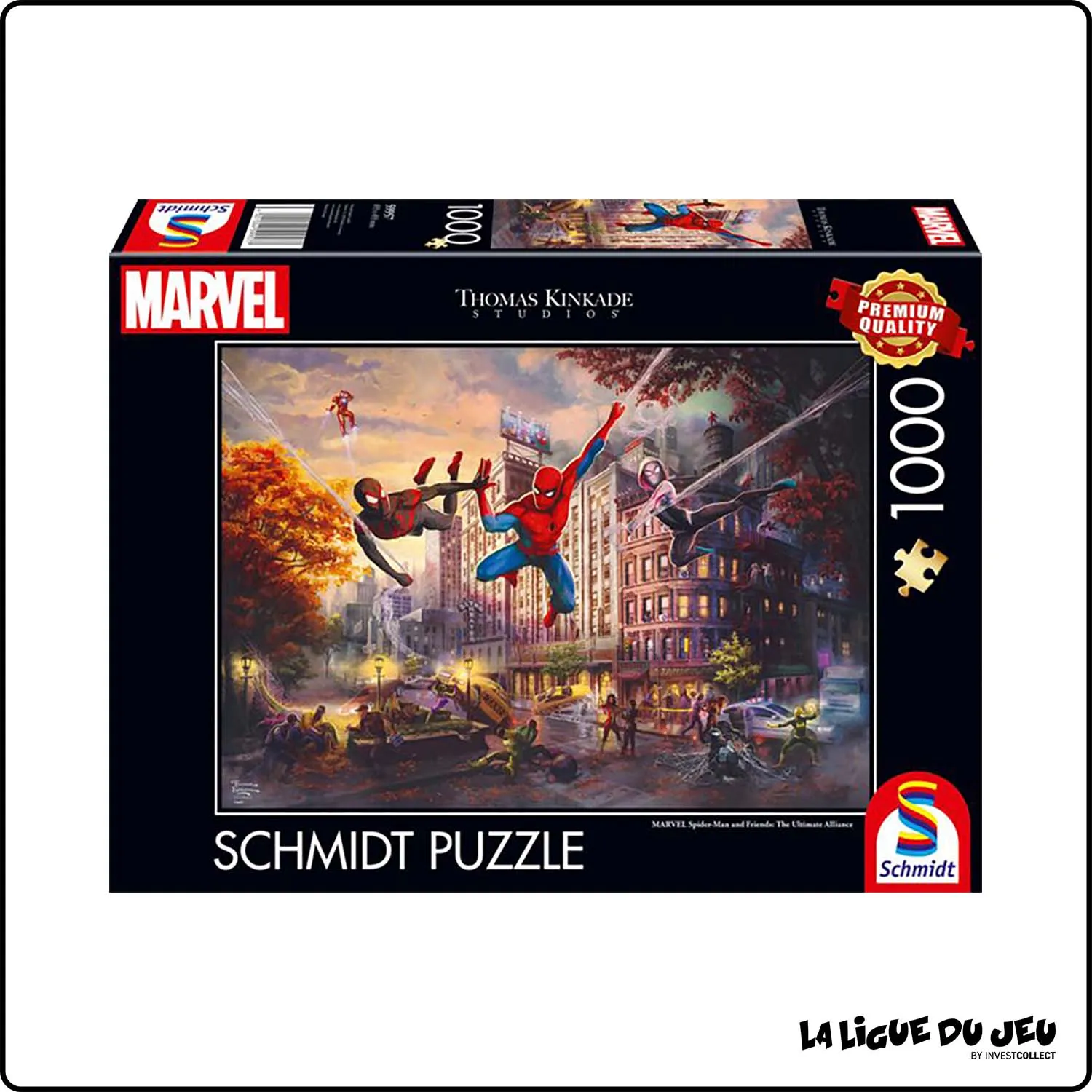 Puzzle - Marvel - Spiderman - L'alliance Ultime -1000 Pieces Ravensburger - 1