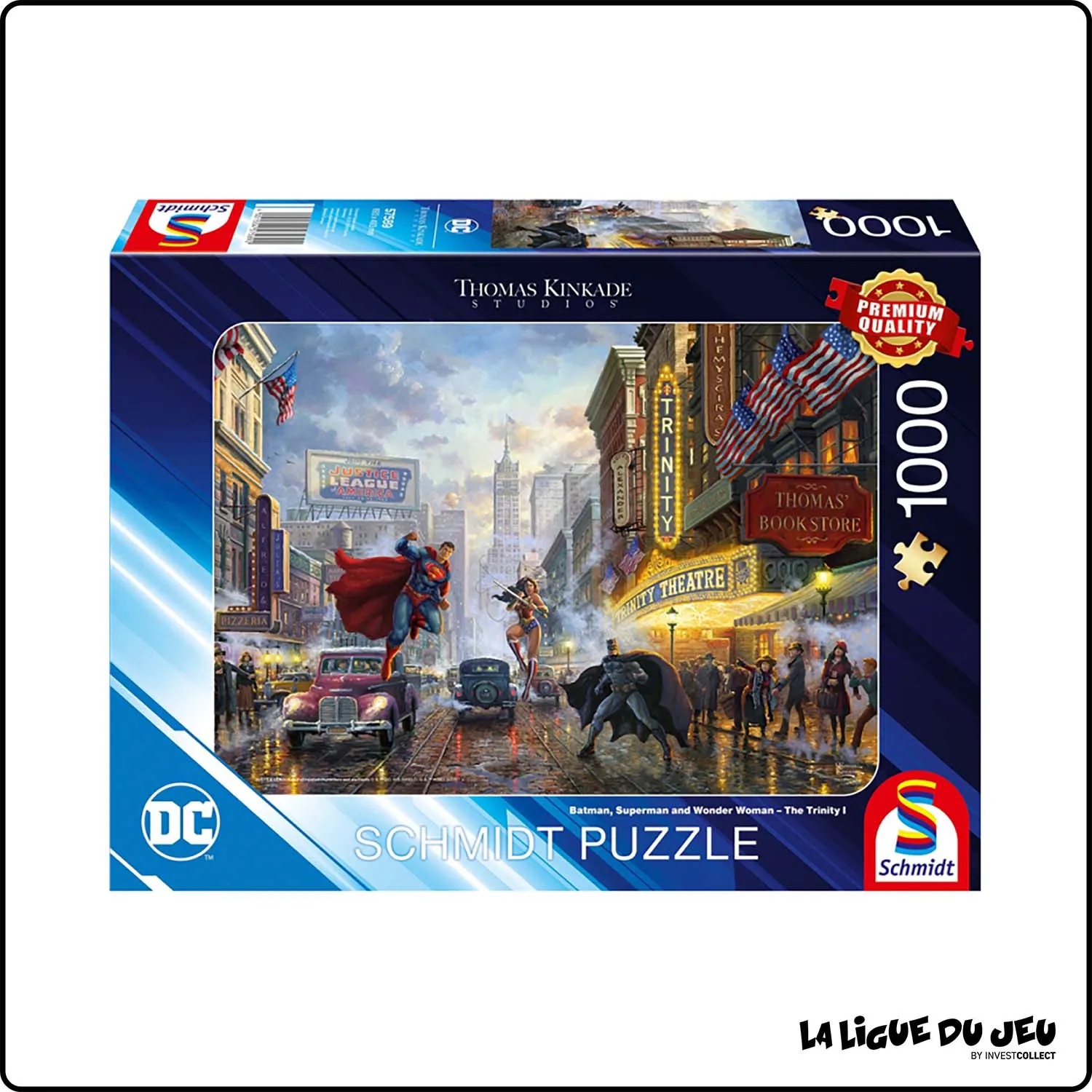 Puzzle - DC Comics - Superman, Wonder Woman, Batman -1000 Pieces Ravensburger - 1