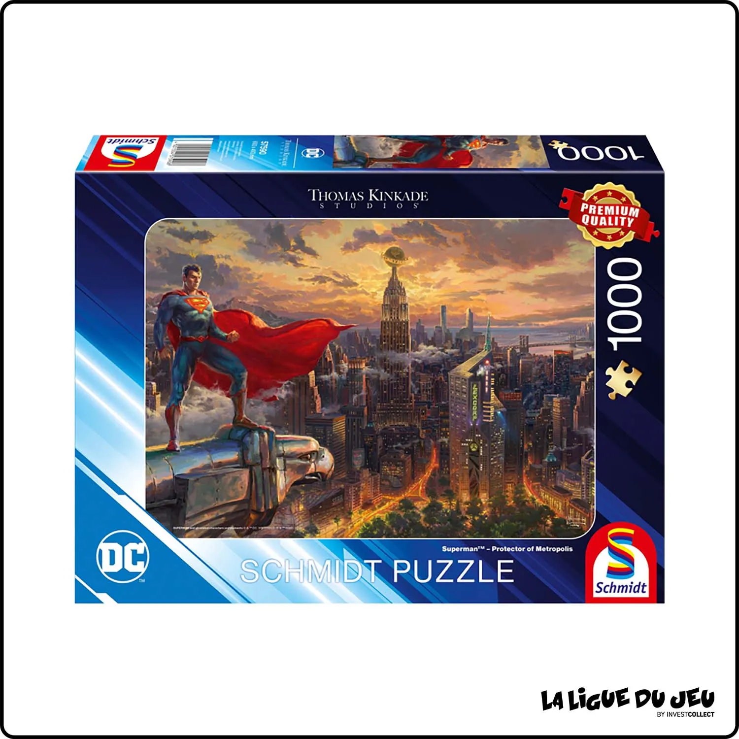 Puzzle - DC Comics - Superman - Protecteur de Métropolis -1000 Pieces Ravensburger - 1