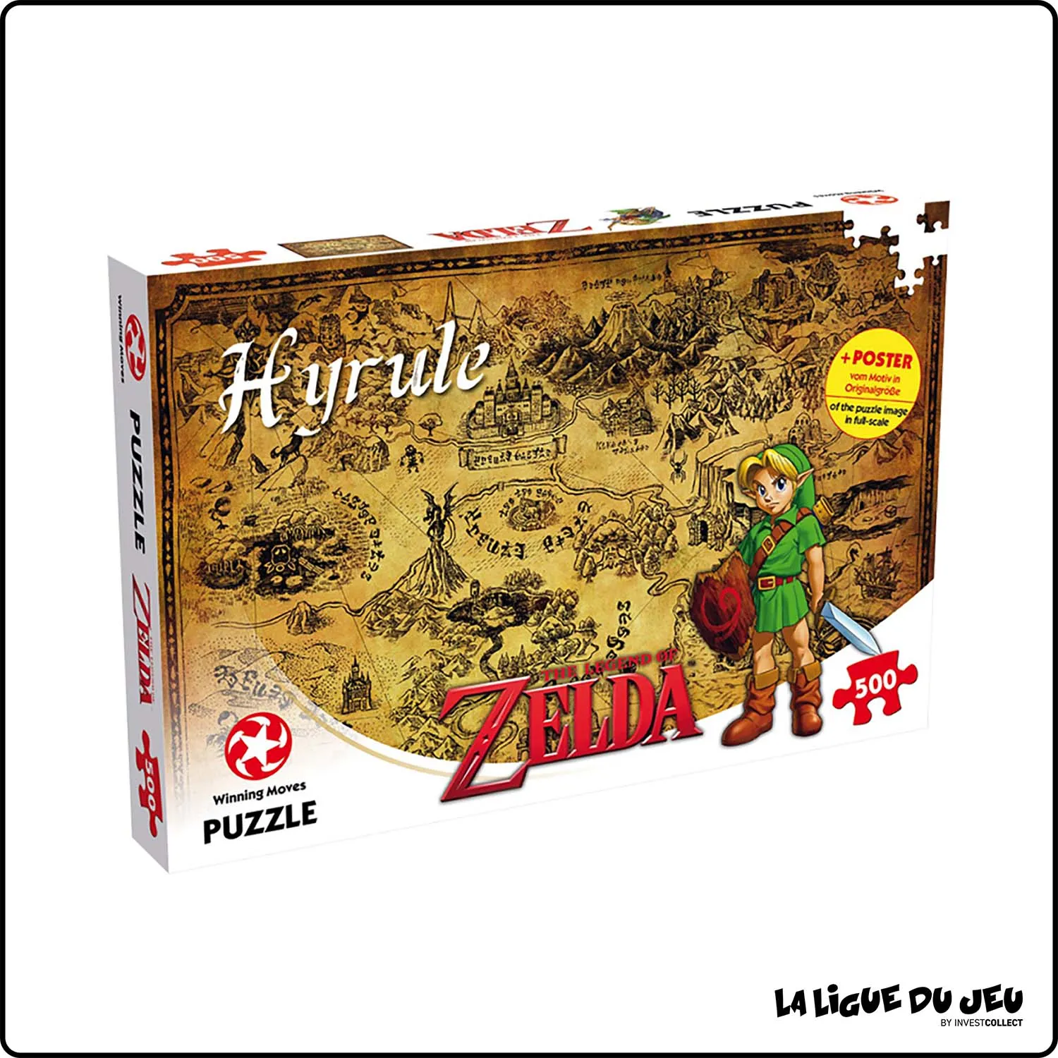 Puzzle - Zelda Hyrul - 500 Pièces Ravensburger - 1